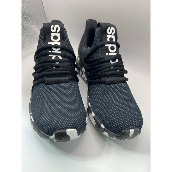 Adidas Cloudfoam Slip On Sneakers Black Camo Sole Comfort Shoes Men’s 7.5 main image 8